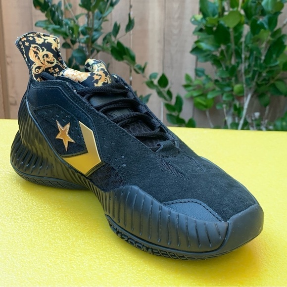 Converse All Star BB Prototype CX Mid Black Gold Baroque Men Basketball A02515C - Picture 6 of 16